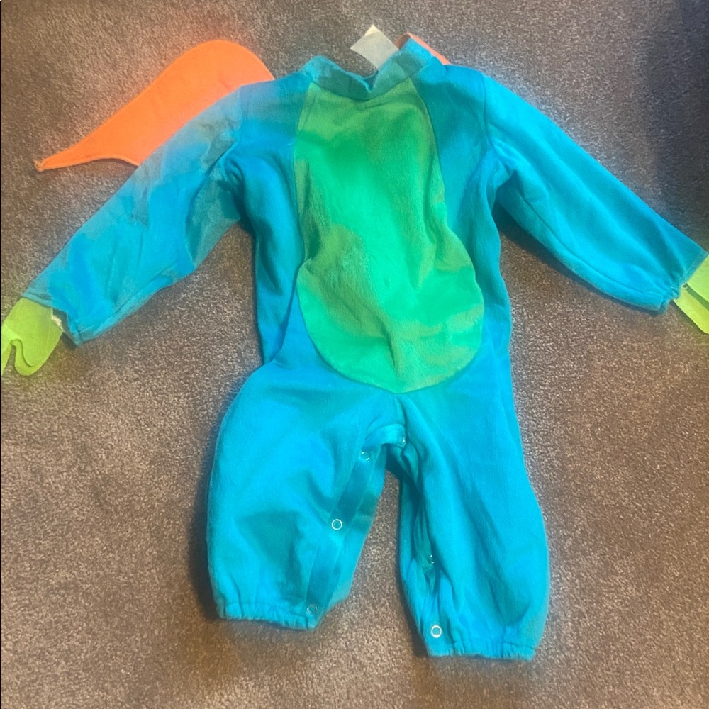 Infant Dragon Halloween Costume Size 6-12 Months Body Suit and Wings Only